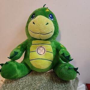 Flashlight Friends Plush Lantern Dinosaur Green Dragon Light Up 2013 9"